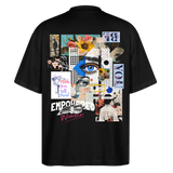 Jade, Augen, 1st | Blaster, Oversize Bio T-Shirt, Unisex - Schwarz