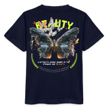 Harith, Schmetterling, 1st | Kinder Bio T-Shirt - Navy