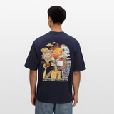 Artema, Kaffee, 1st | Breezy, Oversized Unisex T-Shirt - Navy