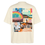 Nyxaris2, Windmühle, 1st | Blaster, Oversize Bio T-Shirt, Unisex - Weißgrau
