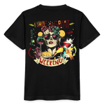 Ruh, Trauben, 1st | Kinder Bio T-Shirt - Schwarz