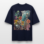 Tangaroa , Skelet, 1st | Blaster, Oversize Bio T-Shirt, Unisex - Navy