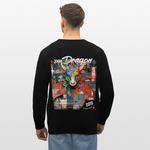 Nezha, Drache, 1st | Roller, Unisex Bio-Sweatshirt - Schwarz