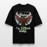 Amaterasu , Engelsflügel, 1st | Blaster, Oversize Bio T-Shirt, Unisex - Schwarz