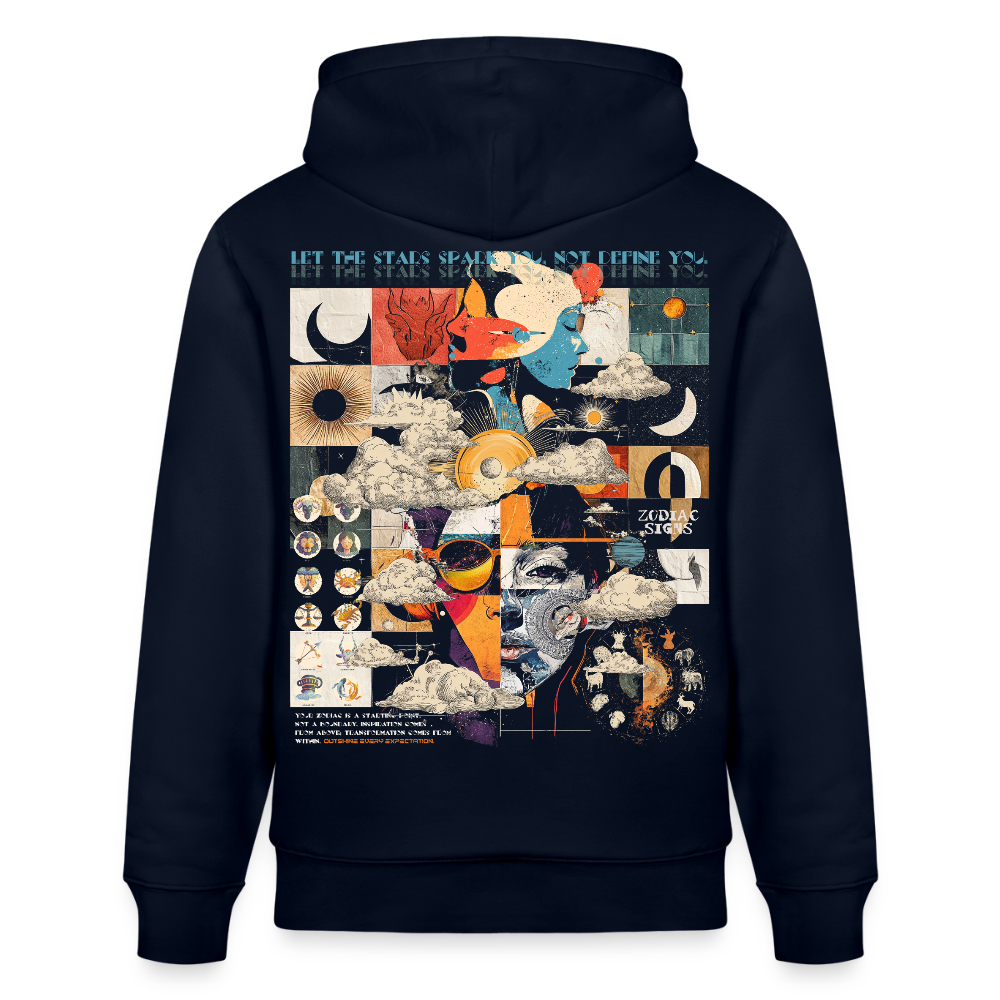 Hekatean, Sternzeichen, 1st | Cruiser, Unisex Bio-Hoodie - Navy