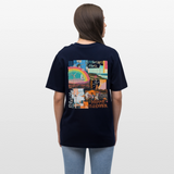 Nyxaris, Windmühle, 1st | Essential, Relaxed Fit Unisex Bio T-Shirt - Navy
