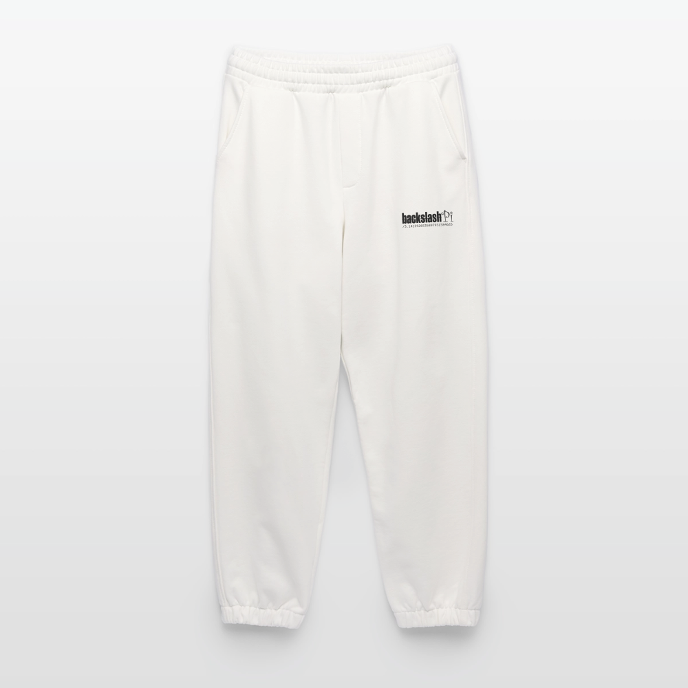 Heavyweight Organic Jogginghose Made in EU - OFF WHITE