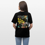 Dionyson, U-Bahn, 1st | Essential, Relaxed Fit Unisex Bio T-Shirt - Schwarz