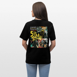 Dionyson, U-Bahn, 1st | Essential, Relaxed Fit Unisex Bio T-Shirt - Schwarz