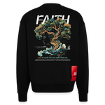 Hades, Baum, 1st | Heavyweight Oversized Bio Sweater, Unisex - SOLID BLACK