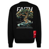 Hades, Baum, 1st | Heavyweight Oversized Bio Sweater, Unisex - SOLID BLACK