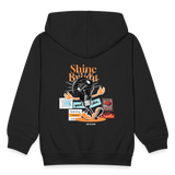 Gulperî, Glühbirne, 1st | Kinder Zip Hoodie - Schwarz