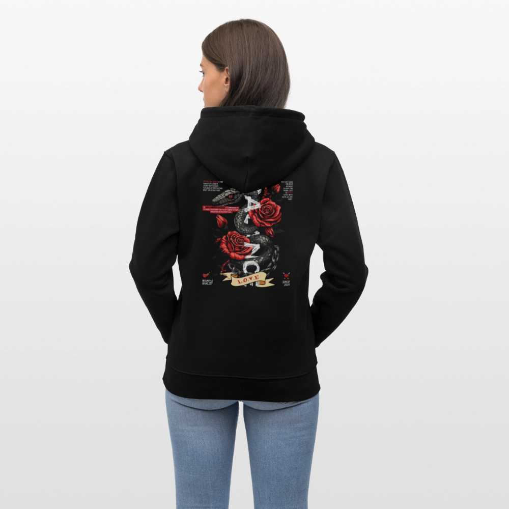 Hephani, Schlange, 1st | Cruiser, Unisex Bio-Hoodie - Schwarz