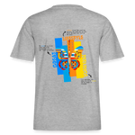 Nebularis, Schmetterling, 1st | Essential, Relaxed Fit Unisex Bio T-Shirt - Grau meliert