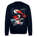 Guanyin, Muschel, 1st | Roller, Unisex Bio-Sweatshirt - Navy