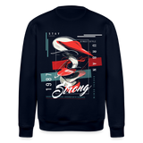 Guanyin, Muschel, 1st | Roller, Unisex Bio-Sweatshirt - Navy