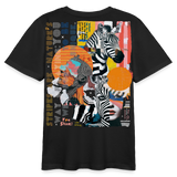 Aresia, Zebra, 1st | Teenager Bio T-Shirt - Schwarz