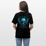 Bishamonten, Totenkopf, 1st | Essential, Relaxed Fit Unisex Bio T-Shirt - Schwarz