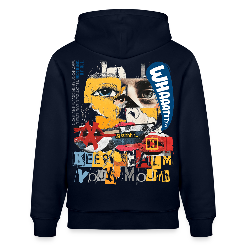 Kronan, Gesicht, 1st | Cruiser, Unisex Bio-Hoodie - Navy