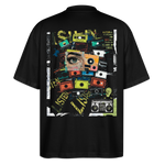 Shahzada, Kassetten, 1st | Blaster, Oversize Bio T-Shirt, Unisex - Schwarz