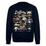 Tritonan, Kaffee, 1st | Roller, Unisex Bio-Sweatshirt - Navy