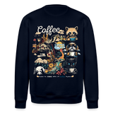 Tritonan, Kaffee, 1st | Roller, Unisex Bio-Sweatshirt - Navy