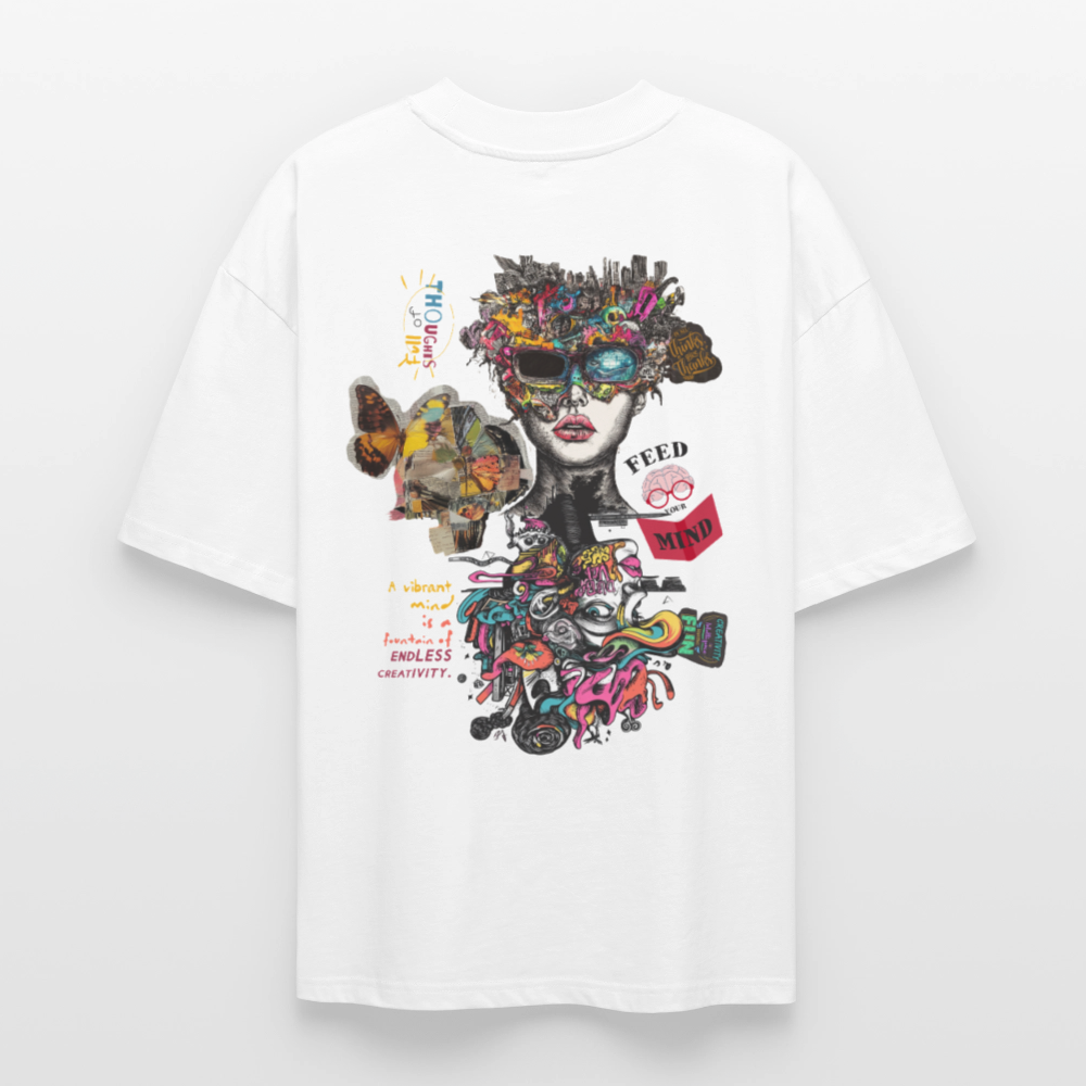 Stormrath, Fantasie, 1st | Blaster, Oversize Bio T-Shirt, Unisex - Weiß