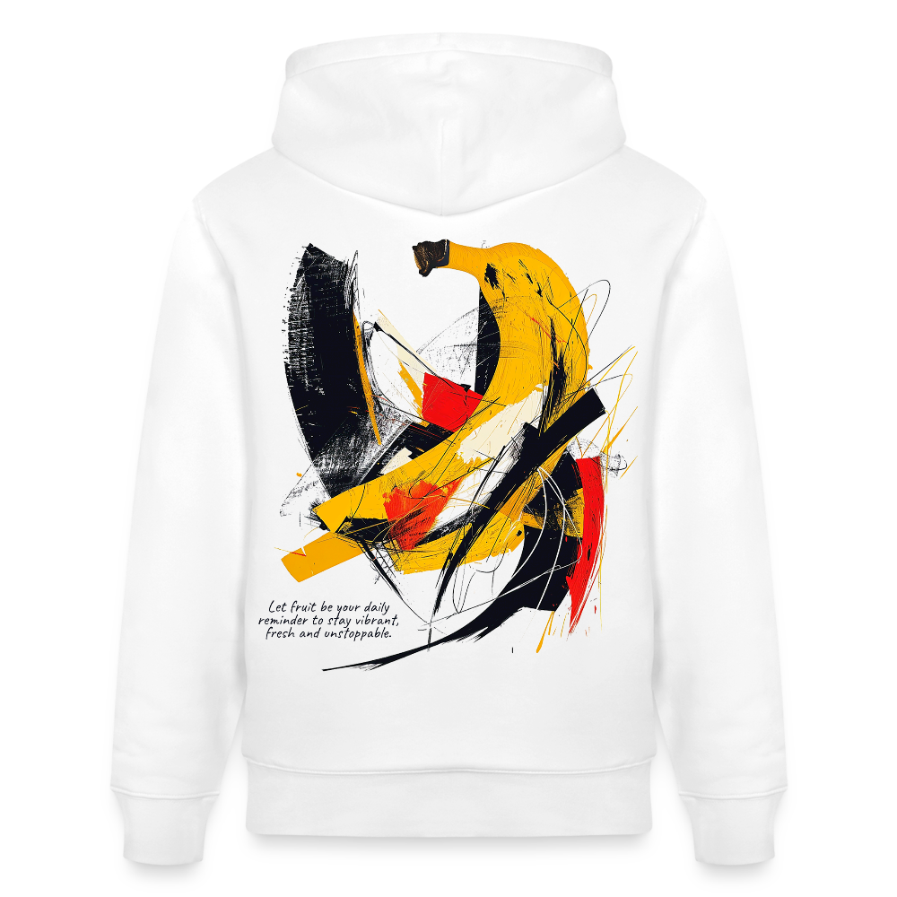 Vegaon, Banane, 1st | Cruiser, Unisex Bio-Hoodie - Weiß