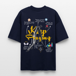 Maian, Beten, 1st | Blaster, Oversize Bio T-Shirt, Unisex - Navy