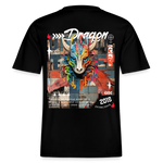 Nezha, Drache, 1st | Essential, Relaxed Fit Unisex Bio T-Shirt - Schwarz