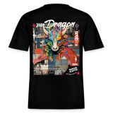 Nezha, Drache, 1st | Essential, Relaxed Fit Unisex Bio T-Shirt - Schwarz