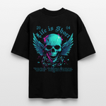 Bishamonten, Totenkopf, 1st | Blaster, Oversize Bio T-Shirt, Unisex - Schwarz