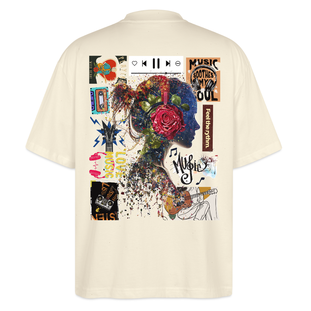 Altairon, Mädchen, 1st | Blaster, Oversize Bio T-Shirt, Unisex - Weißgrau