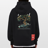 Hades, Baum, 1st | Heavyweight Oversized Bio Hoodie, Unisex - SOLID BLACK