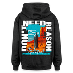 Fuxi, Wüste, 1st | Freshhood, Oversized Unisex Hoodie - Anthrazit