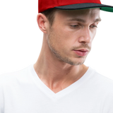 Snapback Cap - Rot/Schwarz