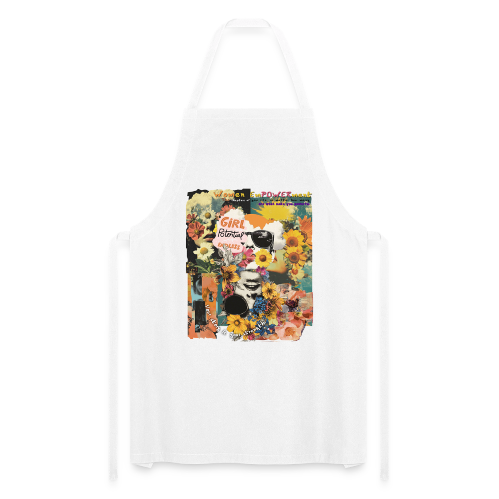 Vaelthar, Blumen, 1st | Kochschürze - Weiß