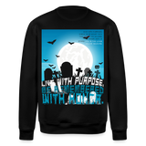 Themisan, Friedhof, 1st | Roller, Unisex Bio-Sweatshirt - Schwarz