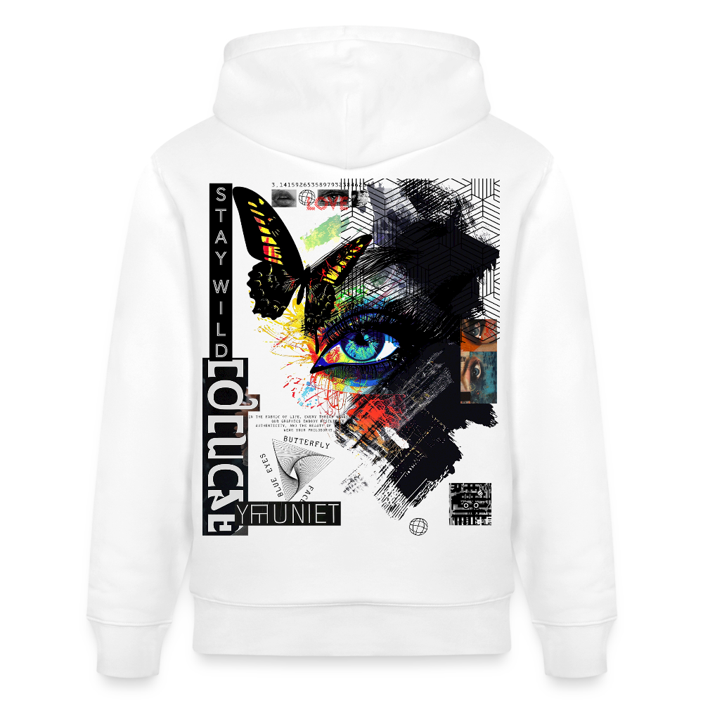 Eldorwyn, Auge, 1st | Cruiser, Unisex Bio-Hoodie - Weiß