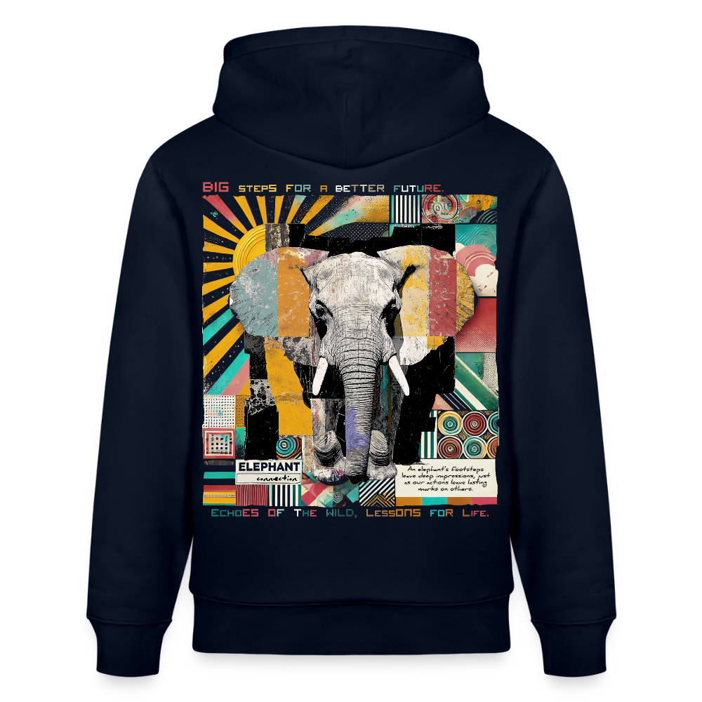 Thanatain, Elefant, 1st | Cruiser, Unisex Bio-Hoodie - Navy