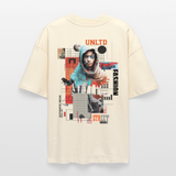 Celestrion, Cyborg, 1st | Blaster, Oversize Bio T-Shirt, Unisex - Weißgrau