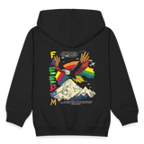 Susanoo, Adler, 1st | Kinder Zip Hoodie - Schwarz