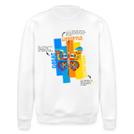 Nebularis, Schmetterling, 1st | Roller, Unisex Bio-Sweatshirt - Weiß