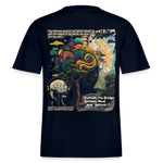 Aphroan, Bär, 1st | Essential, Relaxed Fit Unisex Bio T-Shirt - Navy