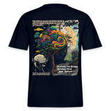 Aphroan, Bär, 1st | Essential, Relaxed Fit Unisex Bio T-Shirt - Navy