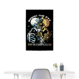 Fujin, Totenkopf, 1st | Poster 60x90 cm - Weiß