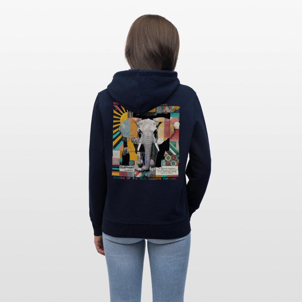 Thanatain, Elefant, 1st | Cruiser, Unisex Bio-Hoodie - Navy