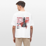 Orionis, Schach, 1st | Blaster, Oversize Bio T-Shirt, Unisex - Weiß