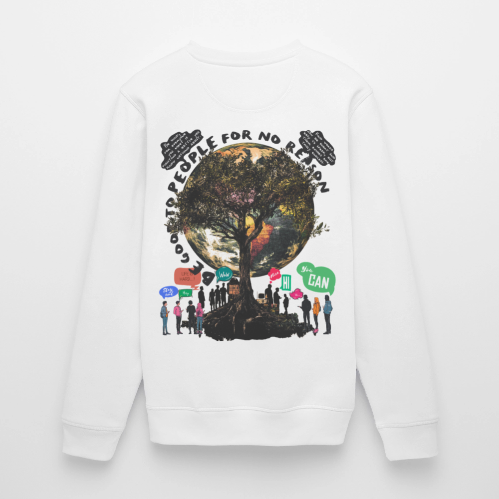 Thalvion, Baum, 1st | Roller, Unisex Bio-Sweatshirt - Weiß