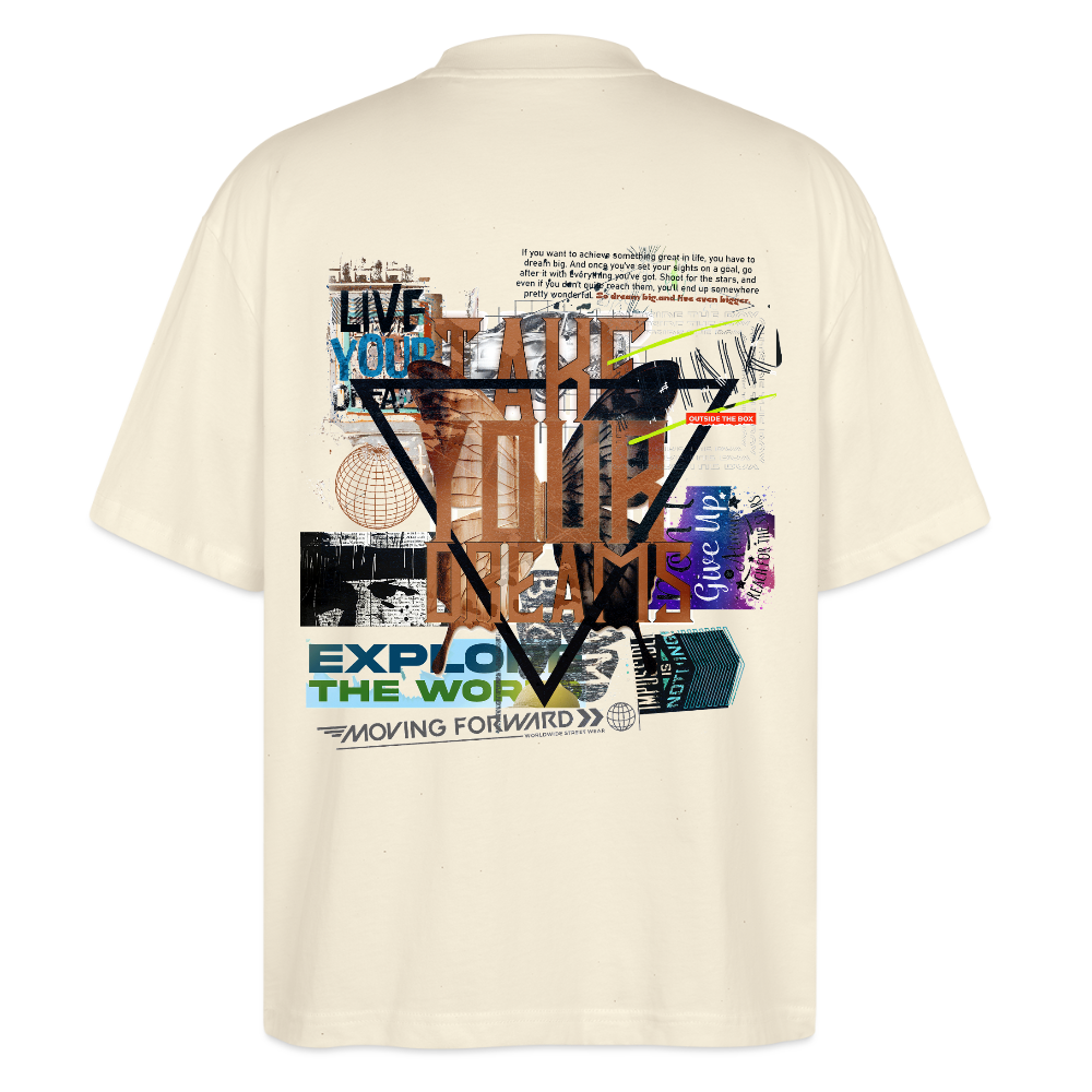 Celestaris, Schmetterling, 1st | Blaster, Oversize Bio T-Shirt, Unisex - Weißgrau